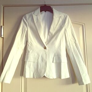 Theory White Blazer